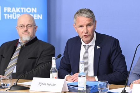 Presskonferenz mit Björn Höcke in Berlin