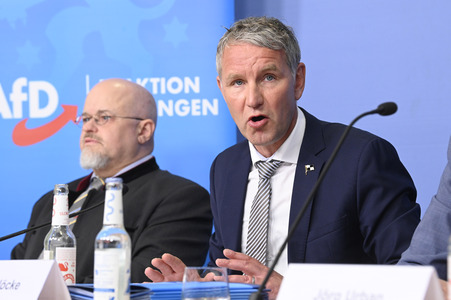 Presskonferenz mit Björn Höcke in Berlin