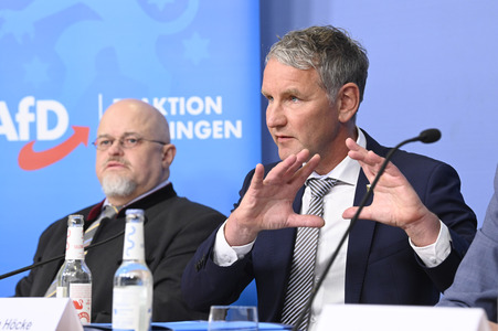 Presskonferenz mit Björn Höcke in Berlin