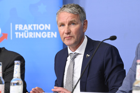 Presskonferenz mit Björn Höcke in Berlin