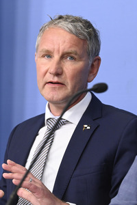 Presskonferenz mit Björn Höcke in Berlin