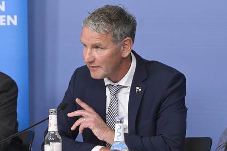Presskonferenz mit Björn Höcke in Berlin