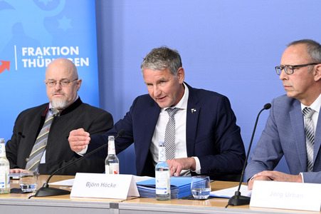 Presskonferenz mit Björn Höcke in Berlin