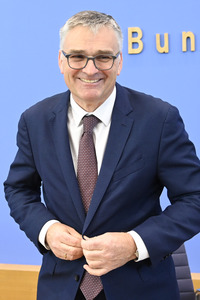 Regierungspressekonferenz in Berlin