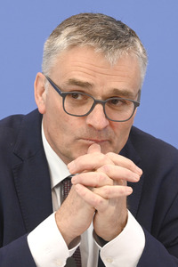 Regierungspressekonferenz in Berlin