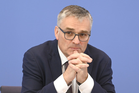 Regierungspressekonferenz in Berlin