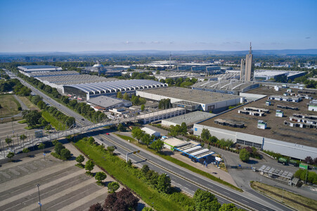 Das Messegelände in Hannover