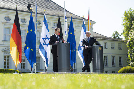 Gemeinsame Pressekonferenz von Frank-Walter Steinmeier und Isaak Herzog in Berlin