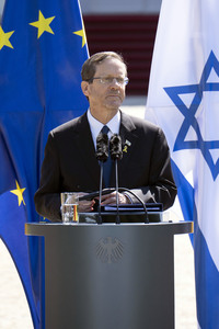 Gemeinsame Pressekonferenz von Frank-Walter Steinmeier und Isaak Herzog in Berlin