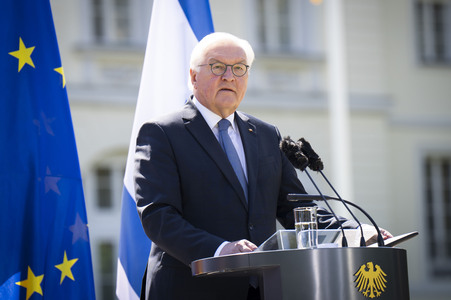 Gemeinsame Pressekonferenz von Frank-Walter Steinmeier und Isaak Herzog in Berlin