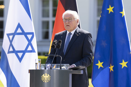 Gemeinsame Pressekonferenz von Frank-Walter Steinmeier und Isaak Herzog in Berlin