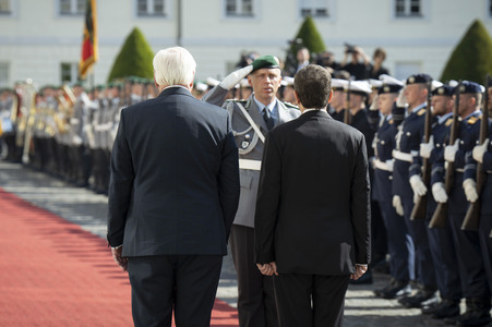 Begrüßung des israelischen Staatspräsidenten in Berlin