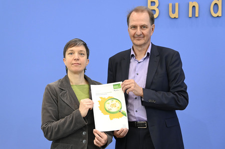 Bundespressekonferenz zur Studie 'Umweltbewusstsein in Deutschland 2024' in Berlin