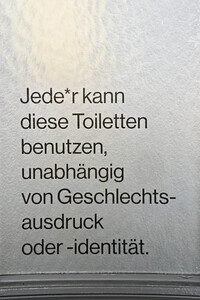 Symbolfoto genderneutrale Toiletten