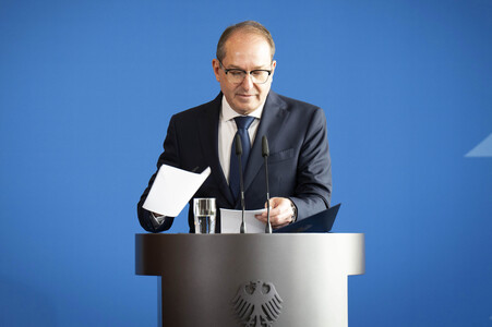 Pressekonferenz zum Verbot der Reichsbürger-Gruppe 'Königreich Deutschland' in Berlin