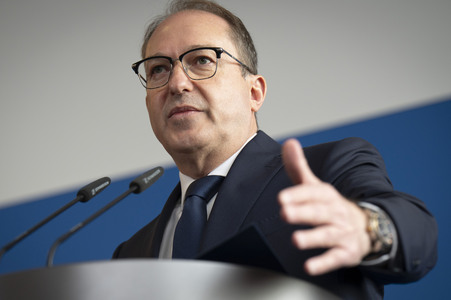 Pressekonferenz zum Verbot der Reichsbürger-Gruppe 'Königreich Deutschland' in Berlin