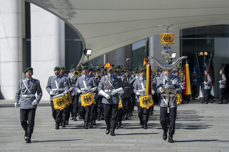Empfang des Ministerpräsidenten von Griechenland in Berlin