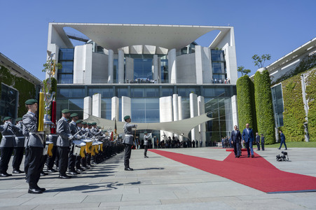 Empfang des Ministerpräsidenten von Griechenland in Berlin