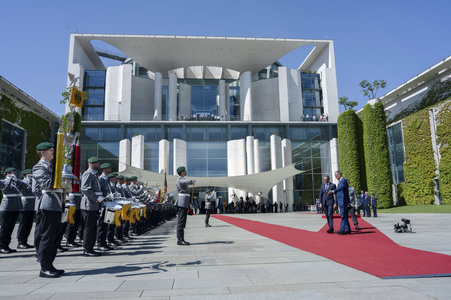 Empfang des Ministerpräsidenten von Griechenland in Berlin