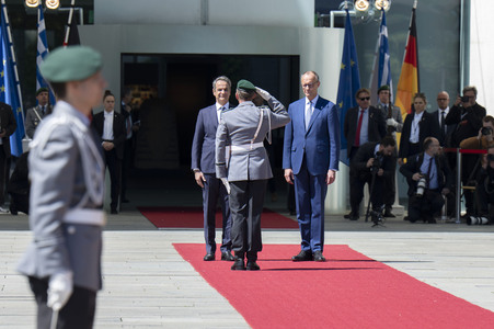 Empfang des Ministerpräsidenten von Griechenland in Berlin