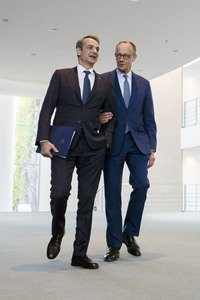 Empfang des Ministerpräsidenten von Griechenland in Berlin