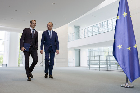 Empfang des Ministerpräsidenten von Griechenland in Berlin