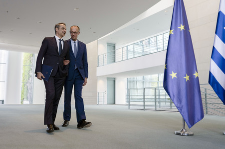 Empfang des Ministerpräsidenten von Griechenland in Berlin