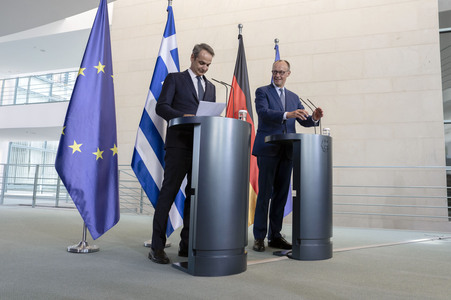 Empfang des Ministerpräsidenten von Griechenland in Berlin