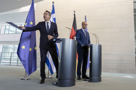 Empfang des Ministerpräsidenten von Griechenland in Berlin