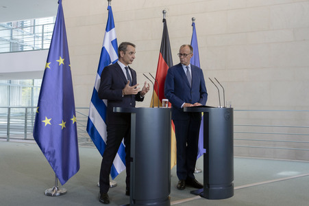 Empfang des Ministerpräsidenten von Griechenland in Berlin