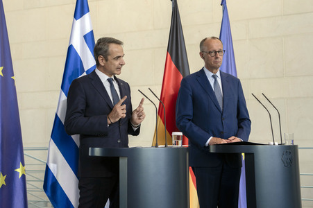 Empfang des Ministerpräsidenten von Griechenland in Berlin