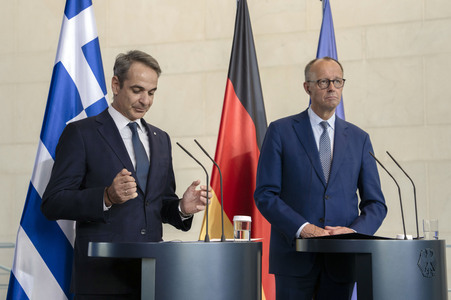 Empfang des Ministerpräsidenten von Griechenland in Berlin