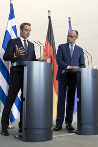 Empfang des Ministerpräsidenten von Griechenland in Berlin