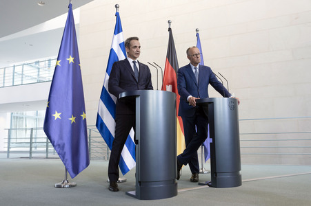 Empfang des Ministerpräsidenten von Griechenland in Berlin