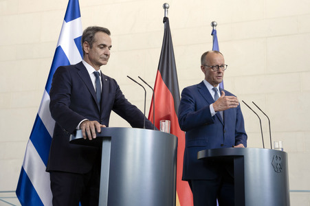 Empfang des Ministerpräsidenten von Griechenland in Berlin