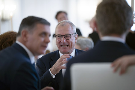 Abendessen zum 60. Jubiläum der Beziehungen zwischen Deutschland und Israel in Berlin