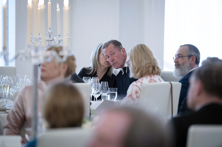 Abendessen zum 60. Jubiläum der Beziehungen zwischen Deutschland und Israel in Berlin