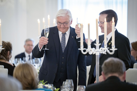 Abendessen zum 60. Jubiläum der Beziehungen zwischen Deutschland und Israel in Berlin