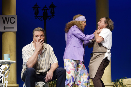 Theaterprobe 'Fisch sucht Fahrrad' in Berlin