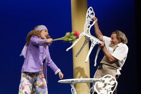 Theaterprobe 'Fisch sucht Fahrrad' in Berlin