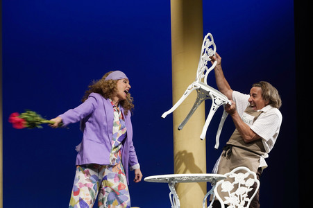 Theaterprobe 'Fisch sucht Fahrrad' in Berlin