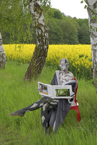 NATURE ART: Rapsbirken / Rapeseed Birches Bodypainting
