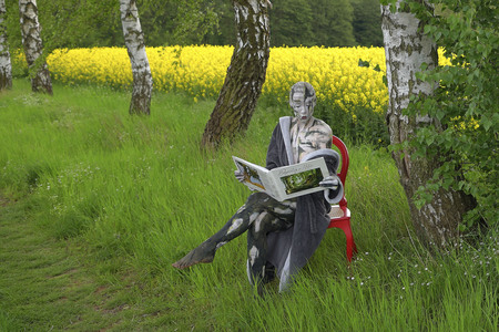 NATURE ART: Rapsbirken / Rapeseed Birches Bodypainting