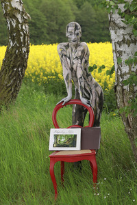 NATURE ART: Rapsbirken / Rapeseed Birches Bodypainting