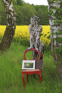 NATURE ART: Rapsbirken / Rapeseed Birches Bodypainting
