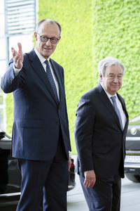 Empfang des Generalsekretärs der Vereinten Nationen in Berlin