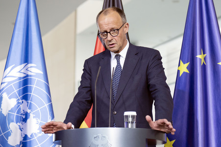 Empfang des Generalsekretärs der Vereinten Nationen in Berlin