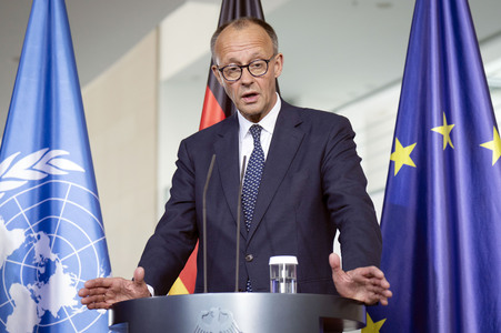 Empfang des Generalsekretärs der Vereinten Nationen in Berlin