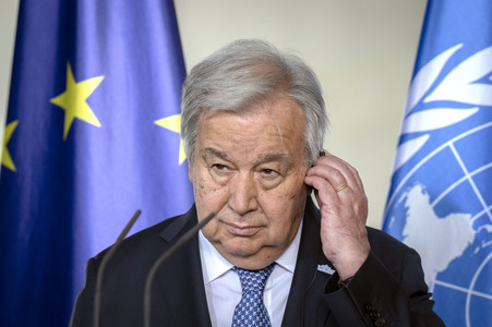 Empfang des Generalsekretärs der Vereinten Nationen in Berlin