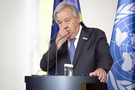 Empfang des Generalsekretärs der Vereinten Nationen in Berlin